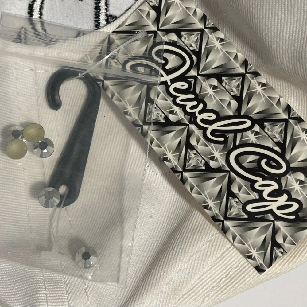 Soccer Mom Rhinestone Baseball Cap - White - Picture 3 of 5